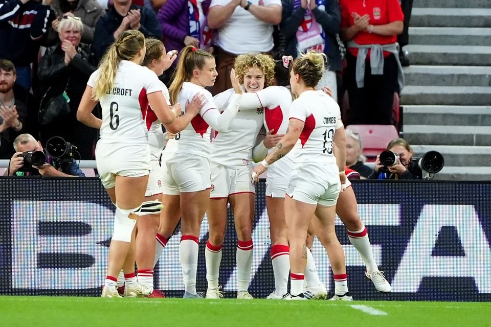 England Make Statement to Start Record-Breaking Women's Rugby World Cup